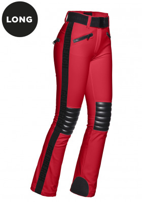 Damskie spodnie narciarskie Goldbergh ROCKY LONG RUBY RED ski pant